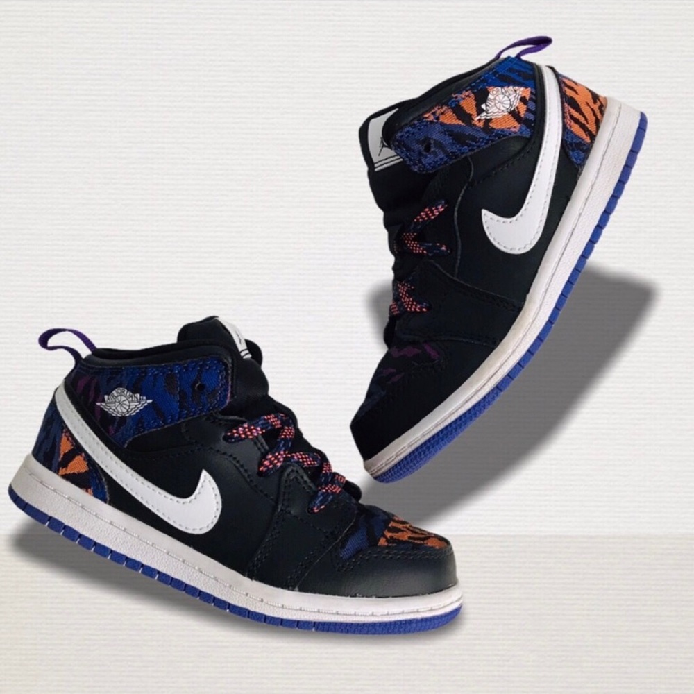 Nike Air Jordan 1 Mid SE Tiger Stripe
